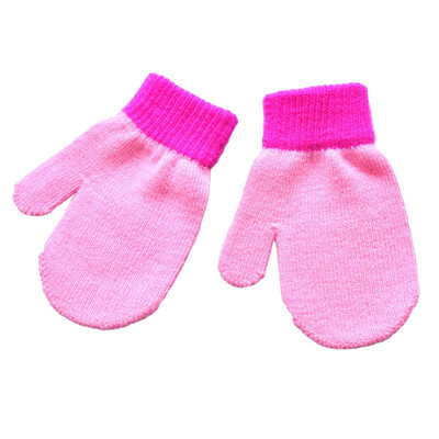 

Kid Mittens Winter Knitted Gloves For Boys Girl Soft Warm Gloves