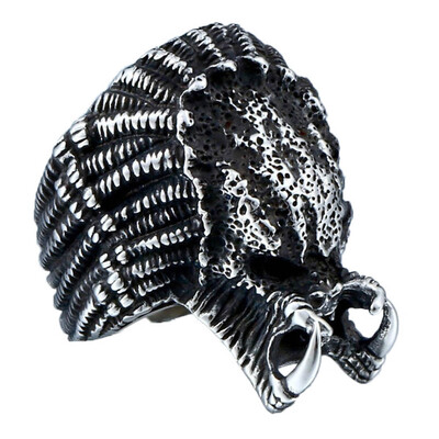 

Punk Vintage Alien Finger For Men Gothic Style Movie Ring Stainless Steel Jewelry Gothic Style Movie Punk Biker Ring