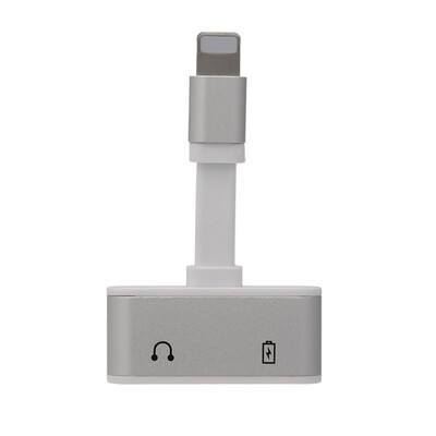 

2 to 1 Headphone & Charger Adapter for iPhone 7 8 X Xs XsMax XR 8 Pins Plug & Play Audio & Charge Adapter Music & Charge