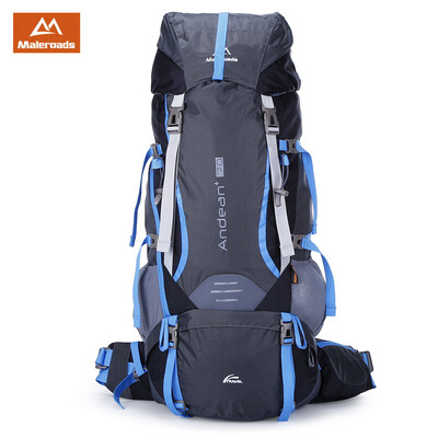 

Maleroads 70L Outdoor Sports Backpack Hiking Camping Water Resistant Nylon Bike Rucksack Bag