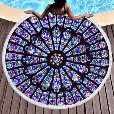 

Toponeto Notre Dame Beach Towel Pool Home Shower Towels Blanket Tablecloth Yoga Mat