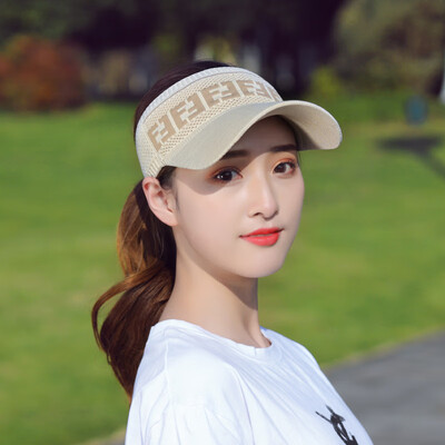 

Empty top hat womens spring&summer leisure Korean mix&match sweet letter baseball cap knitting cap outdoor sun hat