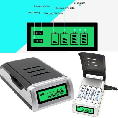 

LCD Display Intelligent Fast Battery Charger for AA AAA Rechargeable Batteries