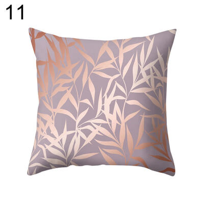 

Pink Geometric Pattern Throw Pillow Case Cushion Cover Sofa Bedding Articles