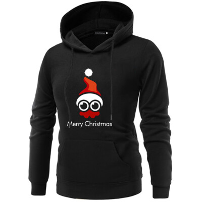 

New Fashion Hooded Hoodie Casual Christmas Printed Long Sleeve Hoody Sweatshirt Unisex Loose Pullover Hoodie