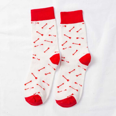 

Creative Fashion Kawaii Women Happy Food Poached Egg Painting Funny Cute Socks