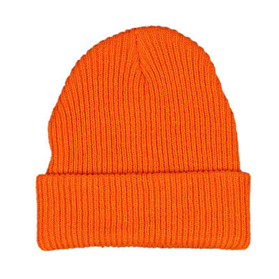 

Children Solid Knitted Rainbow Comfort Warmth Fashion Practical Cap Boy And Girl Roll New Hot Cap