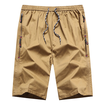 

Tailored Mens Summer Casual Zipper Pockets Loose Belt Drawstring Beach Calf-Length Pants