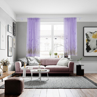 

Toponeto Daffodil Flower Tulle Curtain Handle Tulle Coveted 1 Fabric