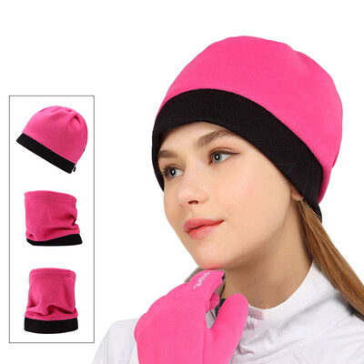 

Outdoor Sport Multifunctional Windproof Winter Fleece Neck Gaiter Warmer Scarf Beanie Hat Face Mask Skiing Cycling Snowboarding fo