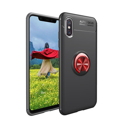 

Goowiiz Phone Case For Vivo V11V11 ProV11 IndiaV11iZ3i Luxury Metal Ring Magnetic Bracket TPU Shockproof Cooling