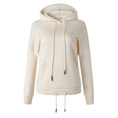 

Fashion Long Sleeve Loose Tether Women Hoodies Sweatshirts Casual Pocket Hooded Pullover Tops