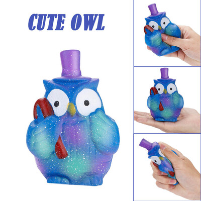 

YIWULASqueeze Stress Reliever Cute Owl Cream Scented Slow Rising Toys Christmas Gifts