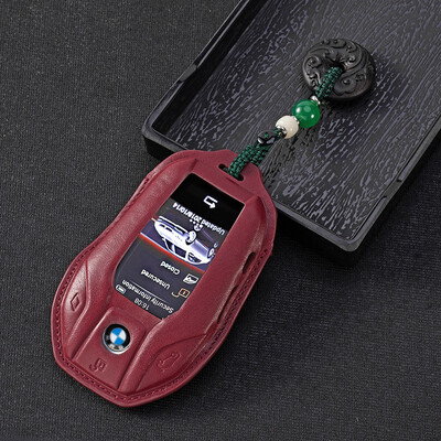 

Suitable for BMW 5 series 530i7 series 730740li new x3x4x5 gt630i high grade leather key case BMW car leather key case