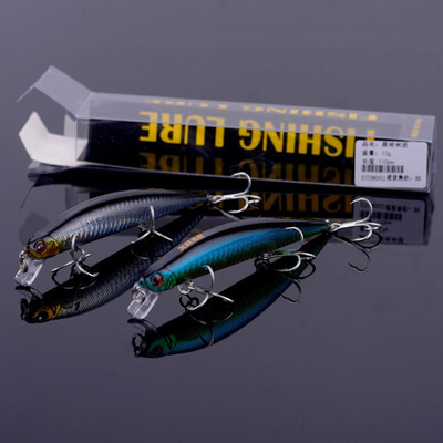 

Minnow Fishing Lure Artificial Crank Hard Bait Topwater Realistic Hard Fishing Wobblers Fish Lure With Double Treble Hook