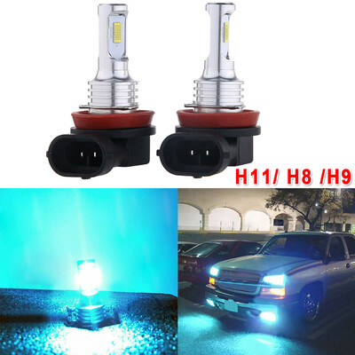 

2pcsset H11 H8 H9 H16 LED Headlight Bulb Kit Near Fog Light Upgrade 35W 8000K
