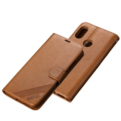 

MOONCASE Millet Red Rice Note 6 Pro Yazun Shi TPU Wallet - Light Brown