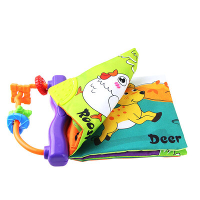 

YIWULASound Soft Cloth Baby Intelligence Development Learn Picture Cognize Book