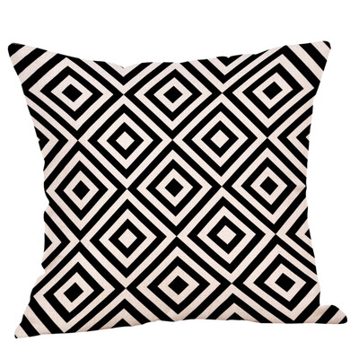 

〖Follure〗Geometric Pillow Case Waist Cushion Cover Sofa Home Decor