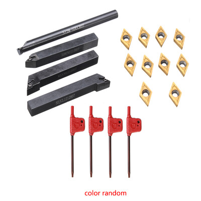 

12mm Lathes Holder SDJCR1212H07 SDJCL1212H07 SDNCN1212H07 S12M-SDUCR07 Wrenches Set DCMT070204 Inserts Turning Tools