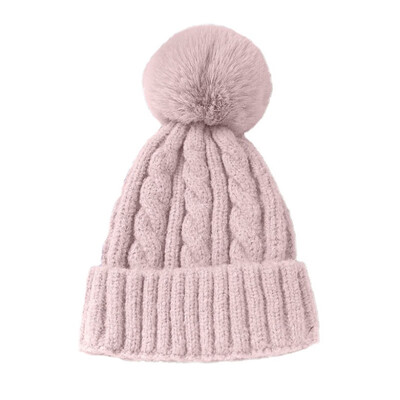 

Winter Warm Fashion Stylish Kids Mom Cotton Family Matching Outfit Knitting Beanies Hats Knitted Wool Cap