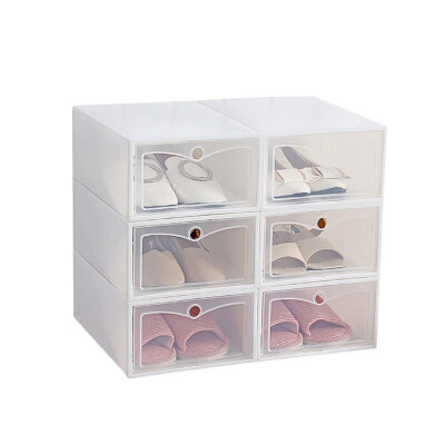 

Plastic Foldable Shoes Box Transparent Storage Shoe Box Drawer Organizer Household DIY Shoebox Drawer Divider Home Storage 1pc