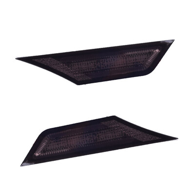 

1 Pair Replacement for 16-up Honda Civic SedanCoupe Car Lamp Black Side Marker Light Lens LeftRight