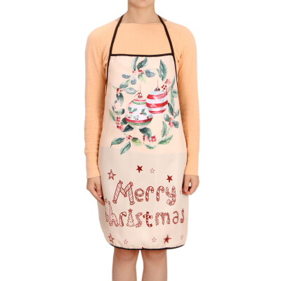 

Toponeto Christmas Decoration Waterproof Apron Christmas Dinner Party Apron