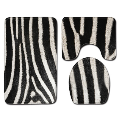 

Gobestart 3pcs Non-Slip Bath Mat Bathroom Kitchen Carpet Doormats Decor