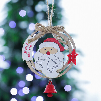 

Tailored Christmas Wooden Old Man Snowman Pendant Small Pendant Accessories