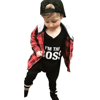 

Baby Boys Girl Jumpsuit Long Sleeve Cotton Romper Letter Printed Children Clothing