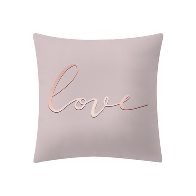 

〖Follure〗Rose Gold Pink Cushion Cover Square Pillowcase Home Decoratio