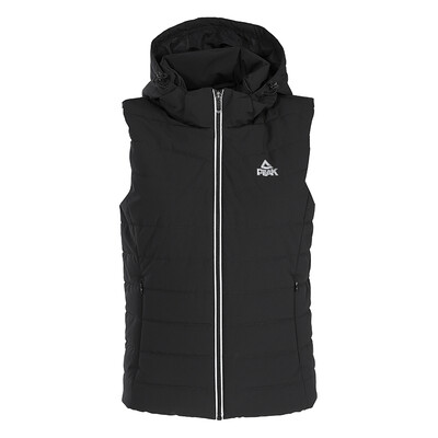 

PEAK womens vest autumn&winter new fashion cotton stand collar warm sports shirt DF483012 black M code