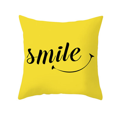 

〖Follure〗Yellow Polyester Pillow Case Sofa Car Waist Throw Cushion Cover Home Decoration