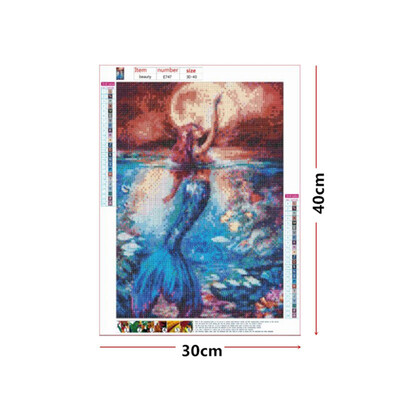 

Full Round 5D DIY Diamond Painting Pasting Paint By Number Kits Crafts Sewing Cross Stitch Wall Art Home Decoration