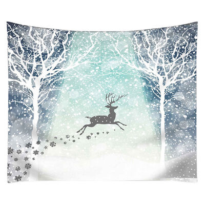 

200150cm Merry Christmas Creative HippieTapestry Wall Hanging Thicken Tapestries Christmas Gift Wedding Decoration