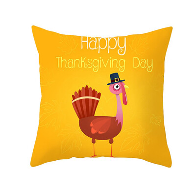 

〖Follure〗Thanksgiving Turkey Pillow Case Cushion Cover Sofa Bed Car Cushion Decor NEW
