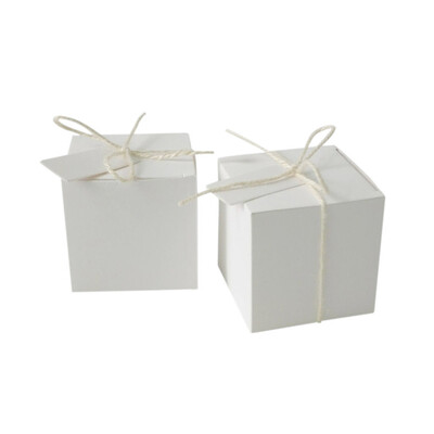 

Toponeto Luxury Wedding Favour Favor Sweet Boxes Place Cards Table Decorations Brown