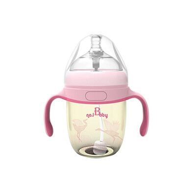 

240Ml Best Selling New Products PPSU Wide Caliber Feeding Baby Bottles With Handle