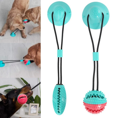 

Willstar Multifunction Pet Molar Bite Toy Pet Molar Ball Dog Bite Sucker Pet Molar Bite Toy Interactive Fun Toys with Sucker