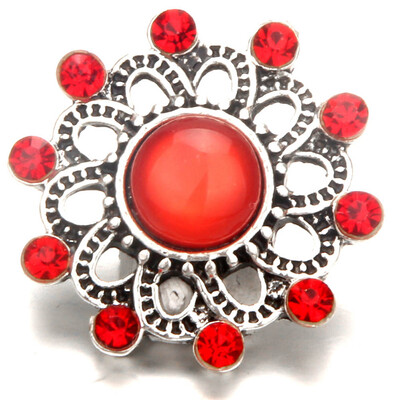 

18mm Rivca Snap Button Pendant Jewelry Crystal Vintage Snap Button For DIY For Necklaces Bracelets Hairpins