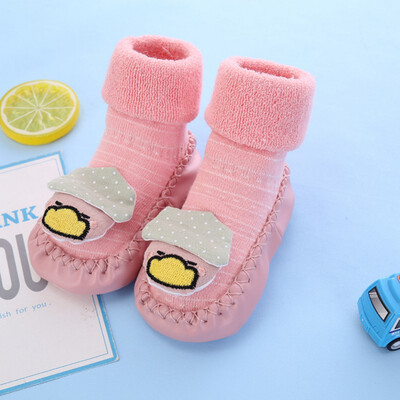 

Autumn Children Baby Socks Casual Fashion Cute Cartoon Slippers Kids Non-Slip Cotton Floor Socks