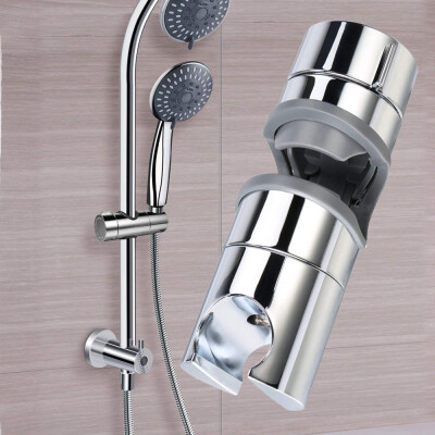 

〖Follure〗ABS Chrome Adjustable 1925mm Shower Rail Head Slider Riser Holder Bracket Slide