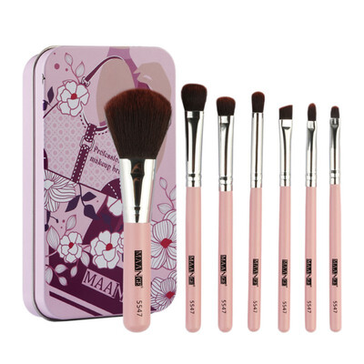 

Hot 7PCS Makeup Foundation Eyebrow Eyeliner Blush Cosmetic Concealer Brushes pincel maquiagem makeup brushes