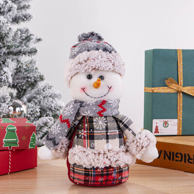 

Gobestart Christmas Gift Holiday Decoration Children Birthday Gift Handmade Plush Doll