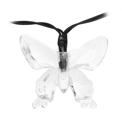 

VCT - SLC - 033 20 LEDs Solar String Light Butterfly Decoration for Home Party Garden Patio