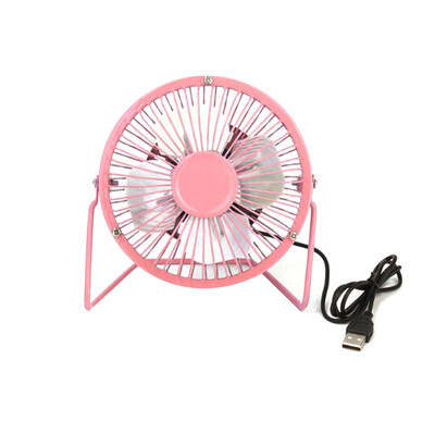 

Metal Portable 4 inch USB Powered Fan Office Desk Mini Fan Powerful Wind for PC Laptop Notebook