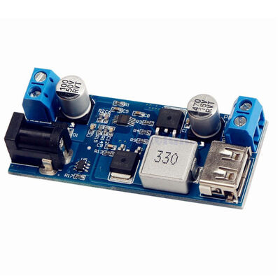 

Replace LM2596S DC-DC 24V12V To 5V 5A Step Down Power Supply Buck Converter Phone Adjustable USB Step-down Charging Board
