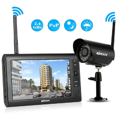 

Digital Wireless DVR Security System with 7 Inch LCD Monitor SD Card Recording&Long Range Night Vision Camera
