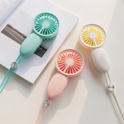 

2020 new creative hand-held Jane double leaf fan portable USB mini charging small fan